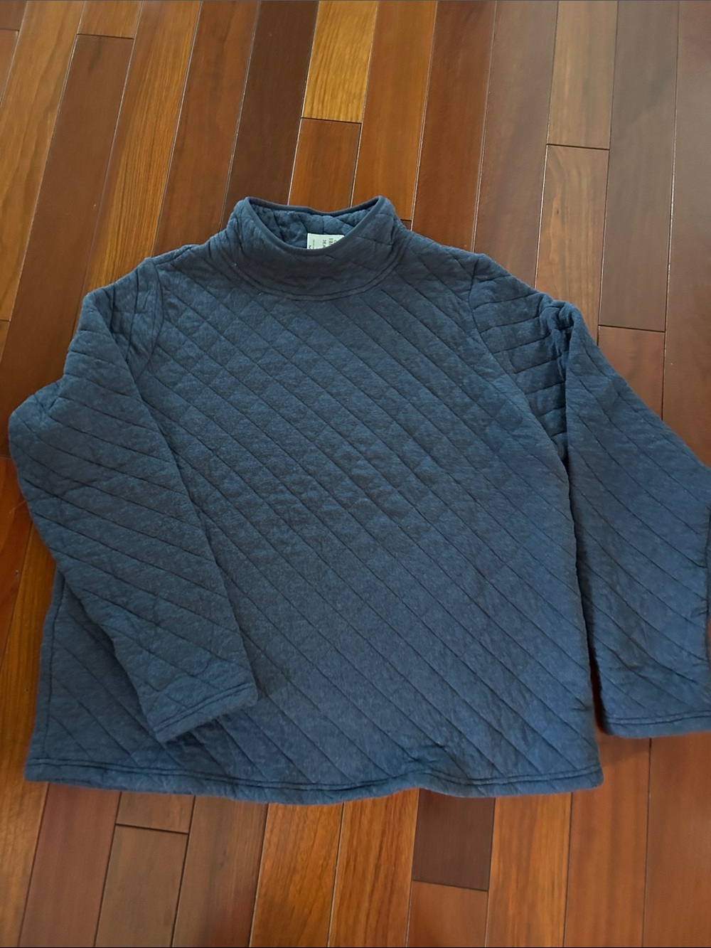 Orvis Quilted Mock Neck pull-over, XL